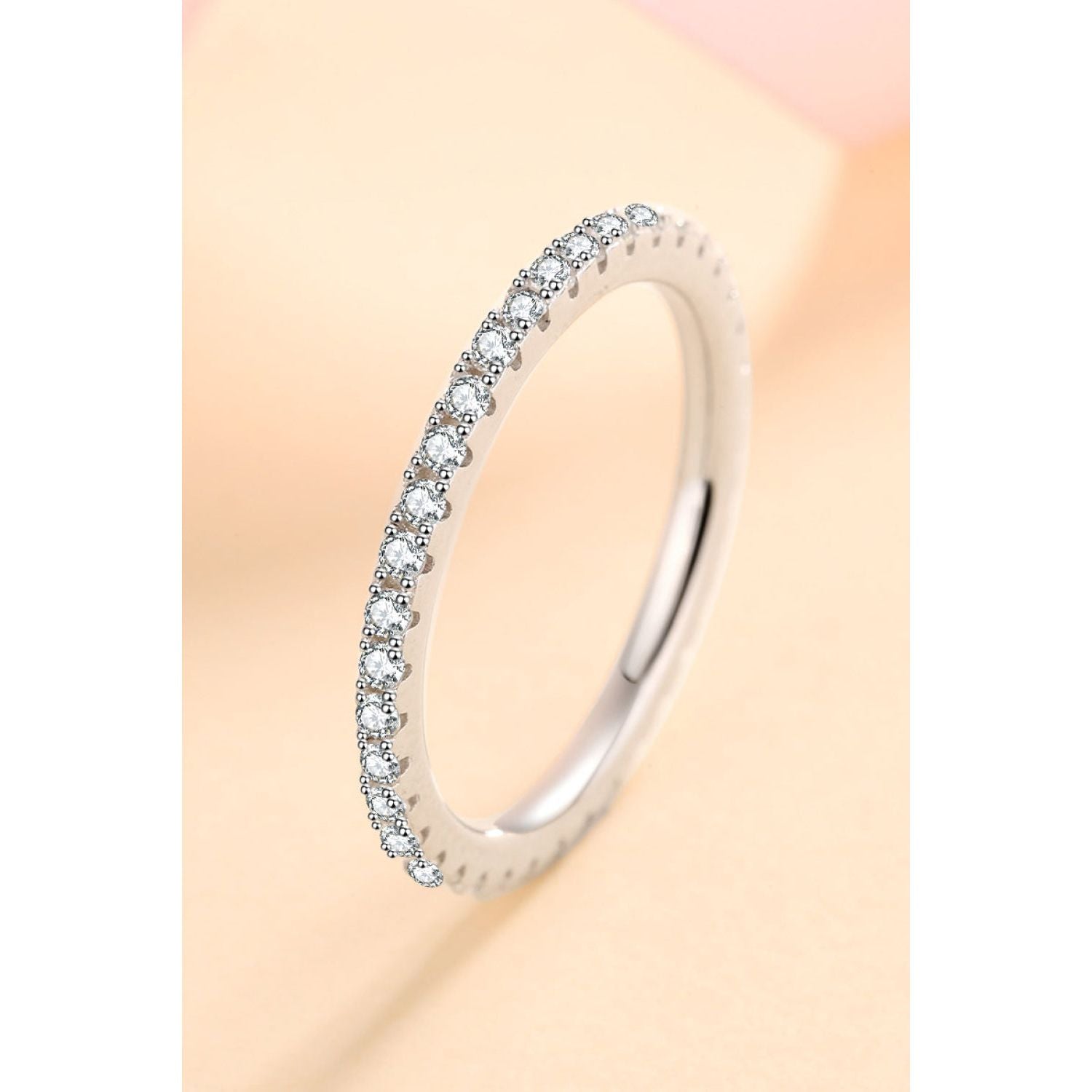 Curious Time 925 Sterling Silver Moissanite Ring - TiffanyzKlozet
