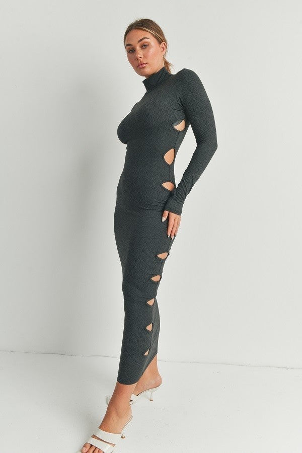 Oaklynn Cutout Detail Maxi Dress - TiffanyzKlozet