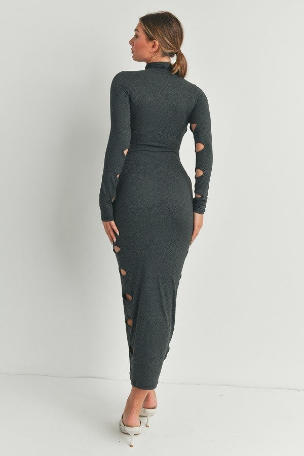 Oaklynn Cutout Detail Maxi Dress - TiffanyzKlozet