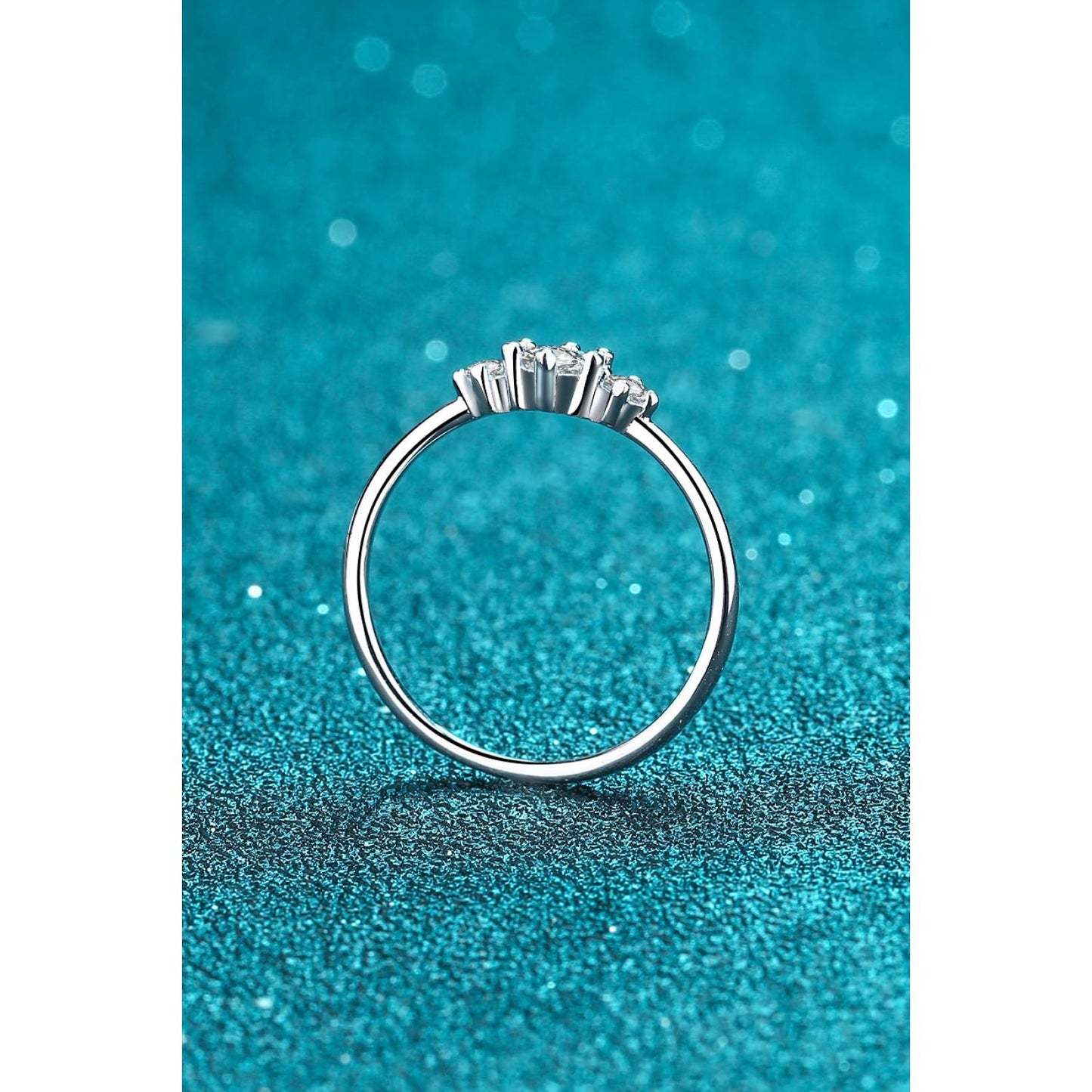 Dream Date Night Moissanite 925 Sterling Silver Ring - TiffanyzKlozet