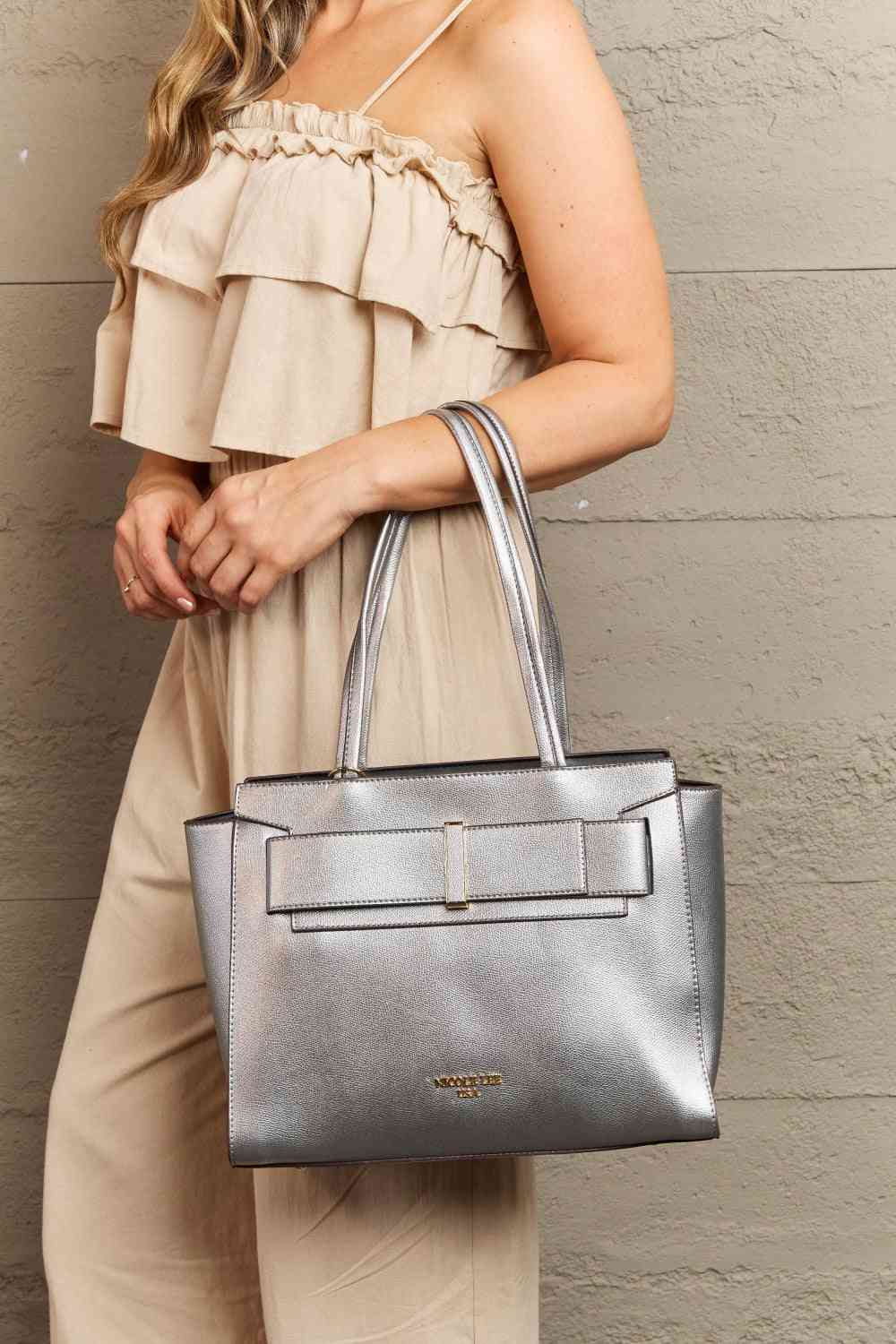 Nicole Lee USA Regina 3-Piece Satchel Bag Set - TiffanyzKlozet