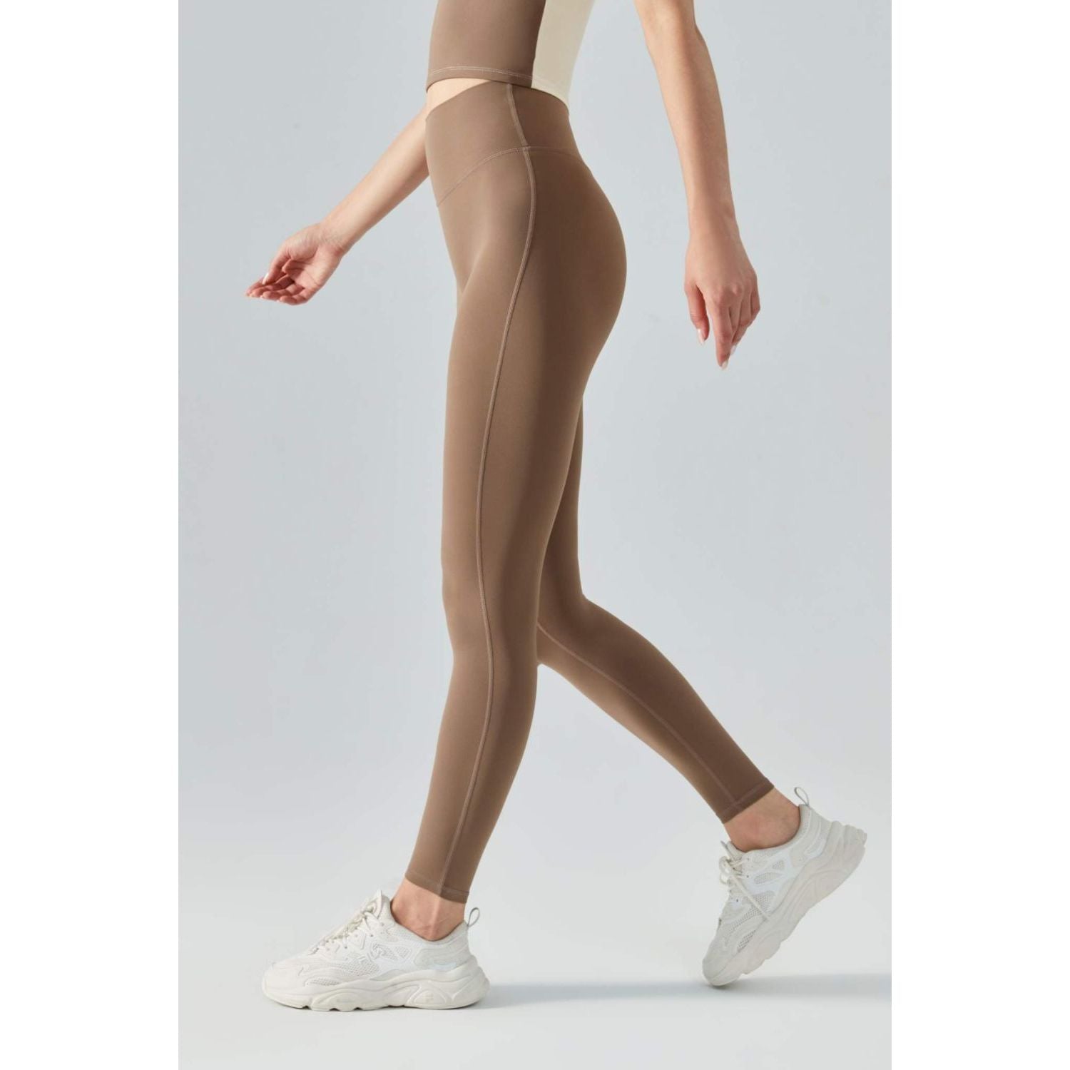 Wide Waistband Active Leggings - TiffanyzKlozet