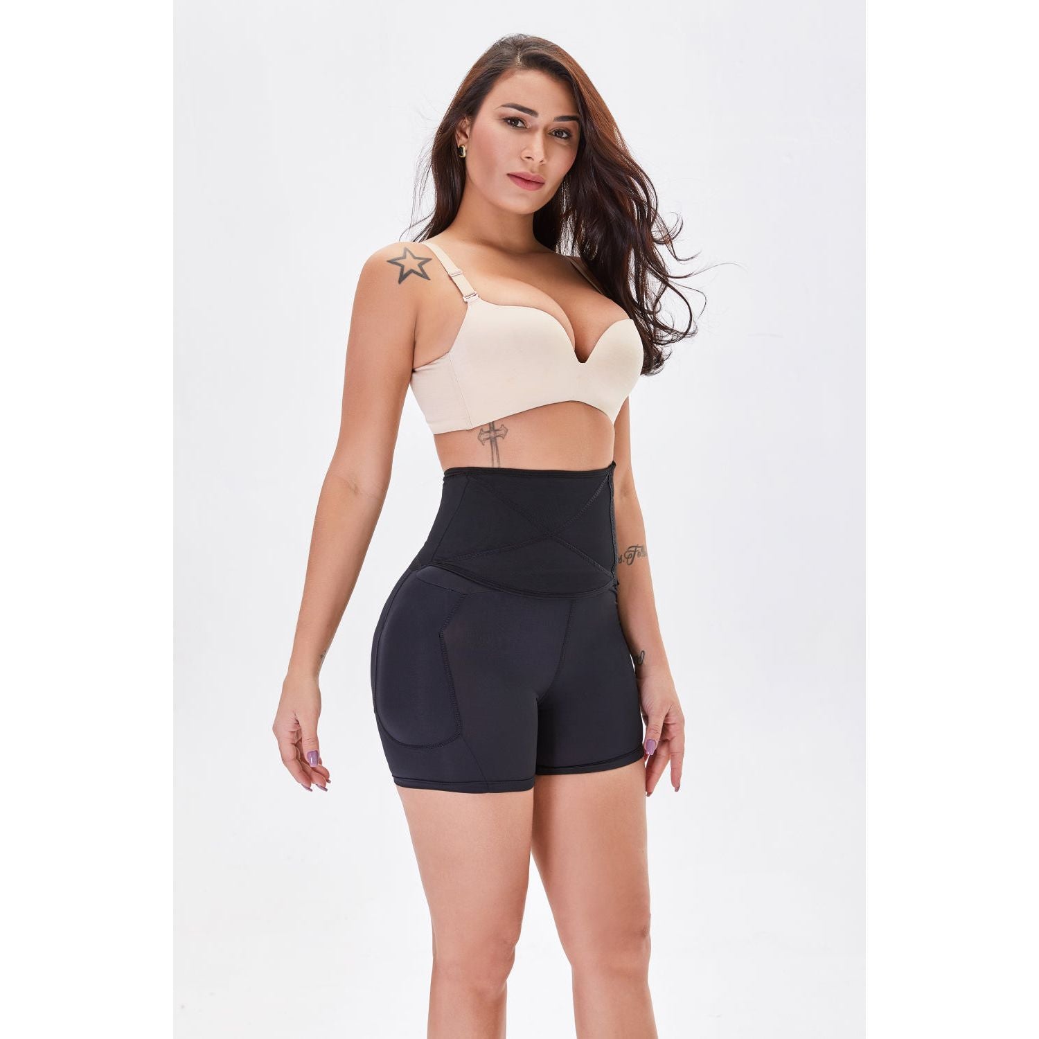 Full Size Hip Lifting Shaping Shorts - TiffanyzKlozet