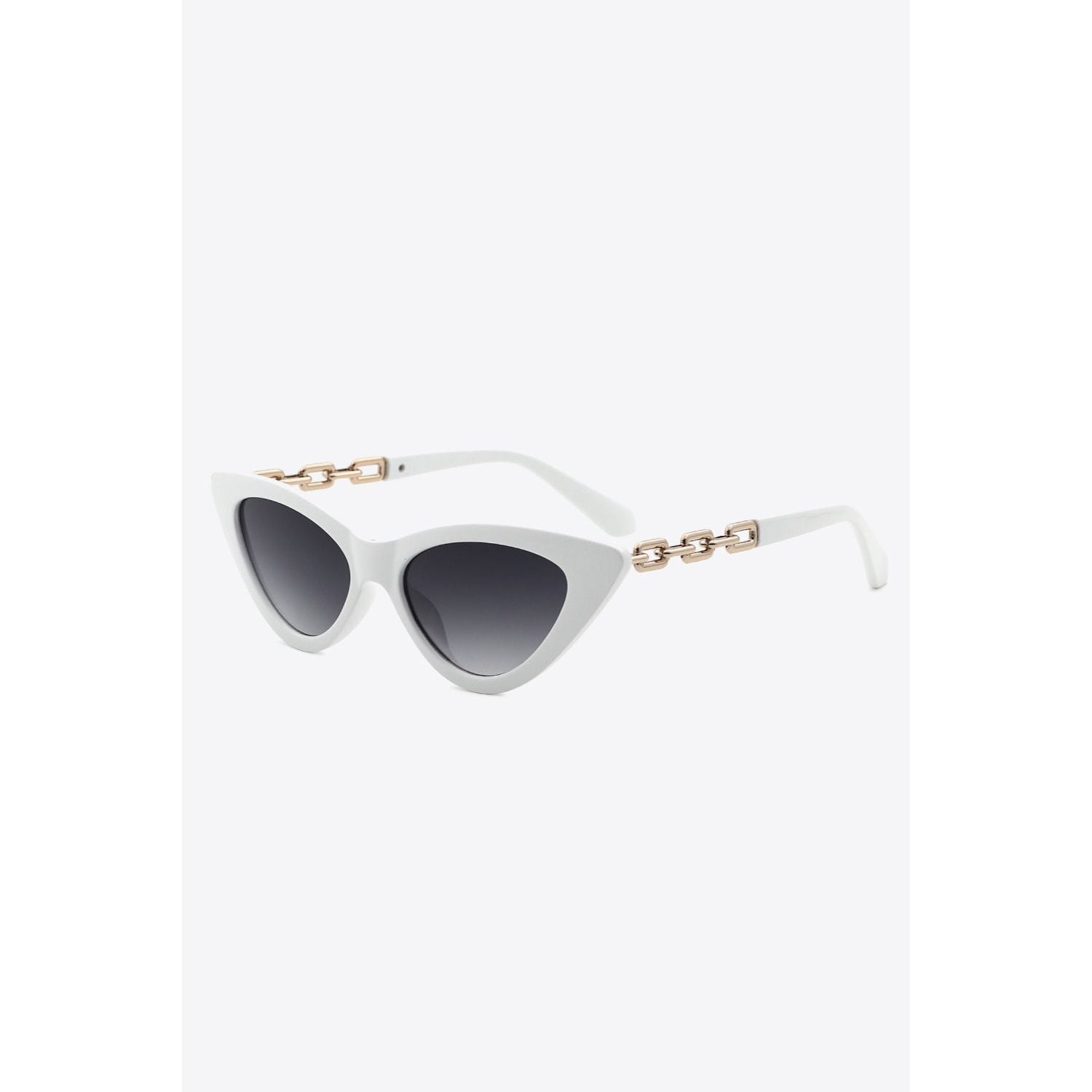 Chain Detail Cat-Eye Sunglasses - TiffanyzKlozet