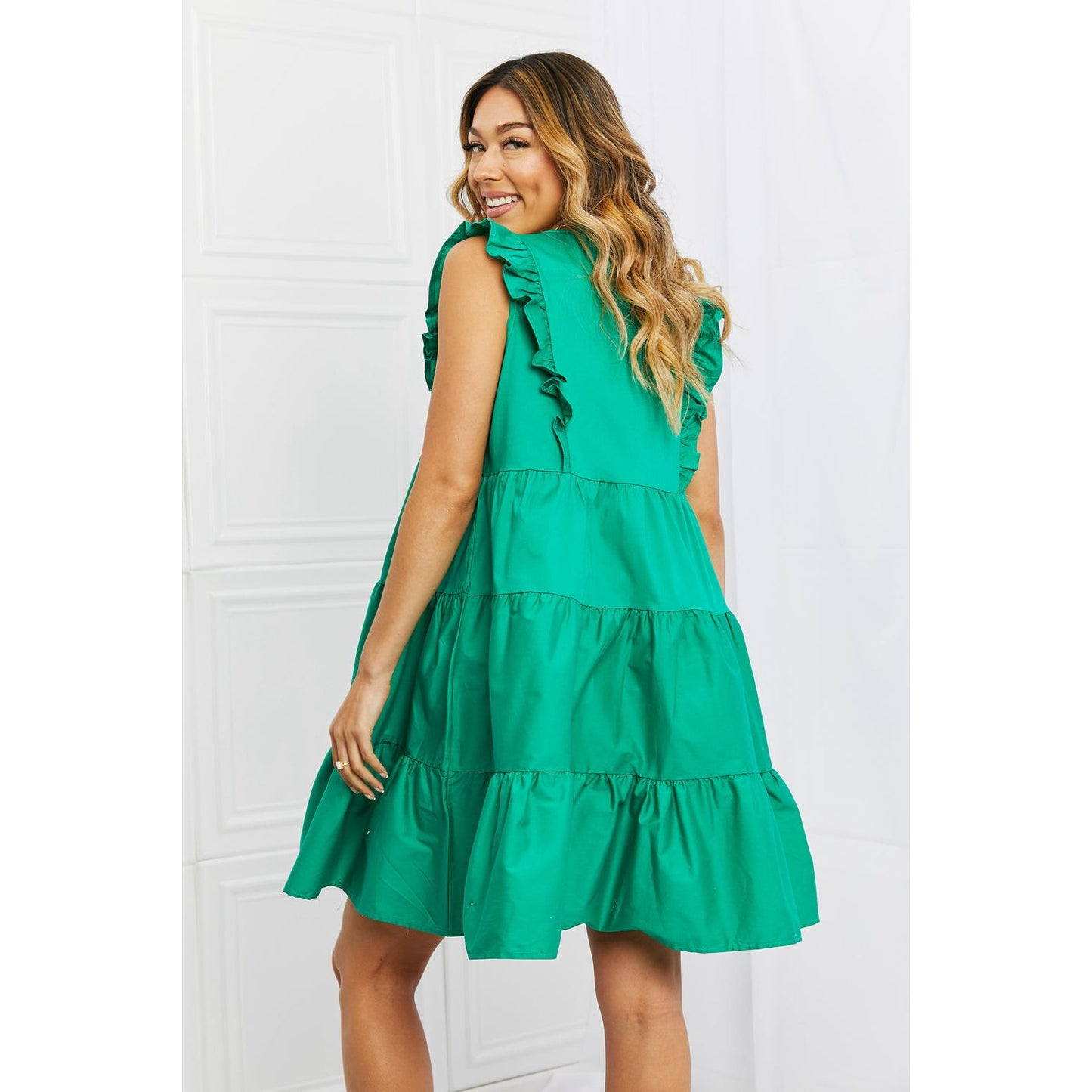 Hailey & Co Play Date Full Size Ruffle Dress - TiffanyzKlozet