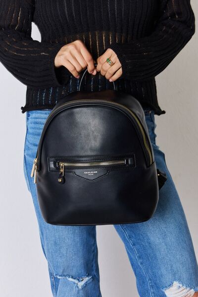 David Jones PU Leather Backpack - TiffanyzKlozet