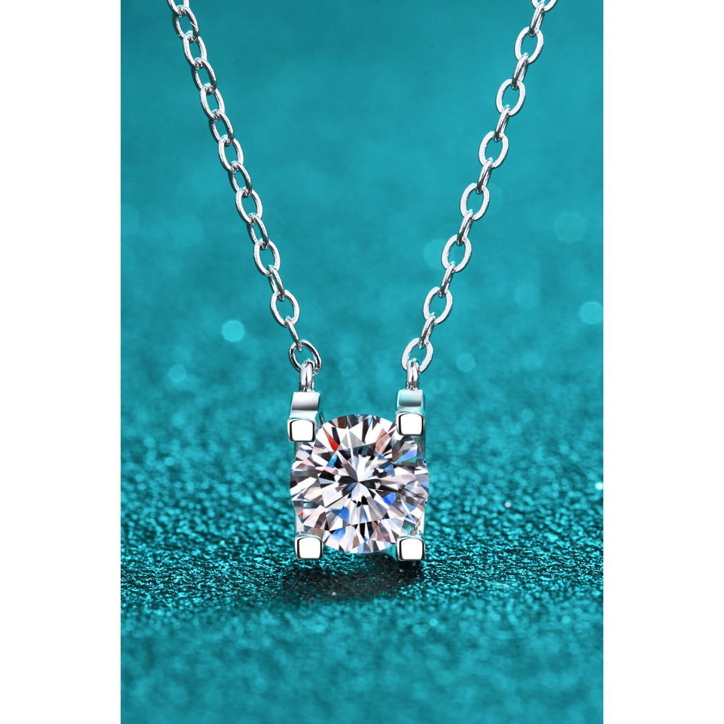 Moissanite Chain Necklace - TiffanyzKlozet