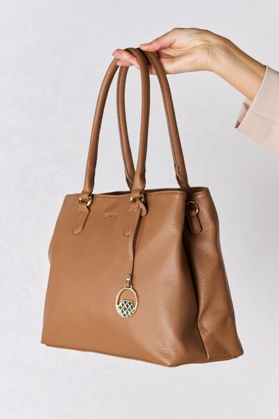 David Jones Structured Leather Handbag - TiffanyzKlozet